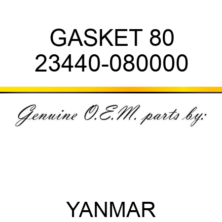 GASKET, 80 23440-080000
