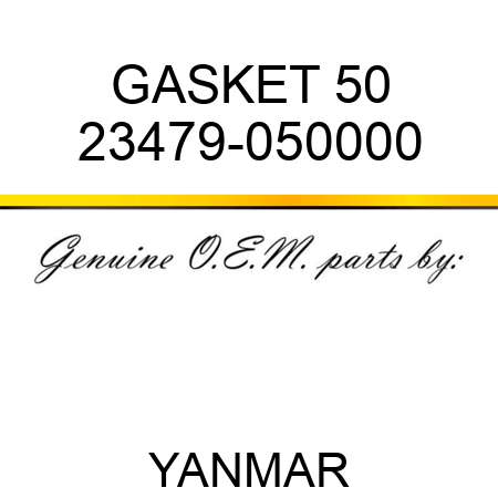 GASKET, 50 23479-050000