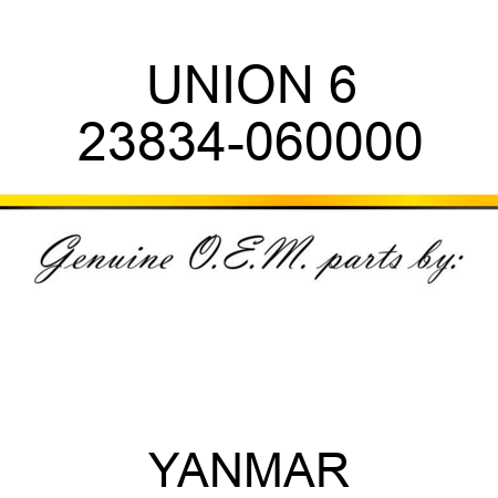 UNION, 6 23834-060000