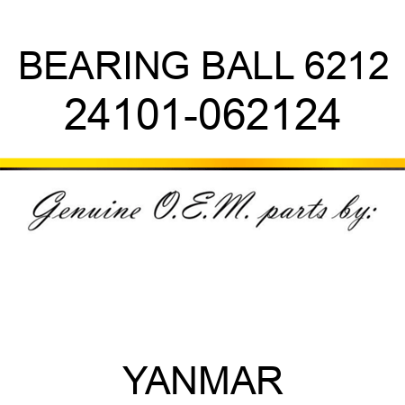 BEARING, BALL 6212 24101-062124
