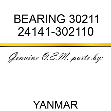 BEARING, 30211 24141-302110