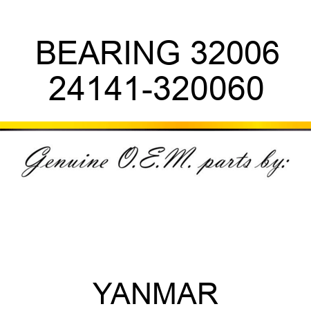 BEARING, 32006 24141-320060