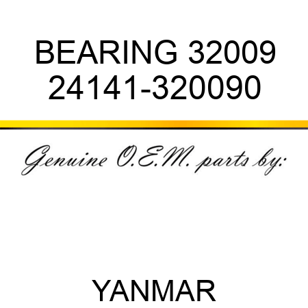BEARING, 32009 24141-320090