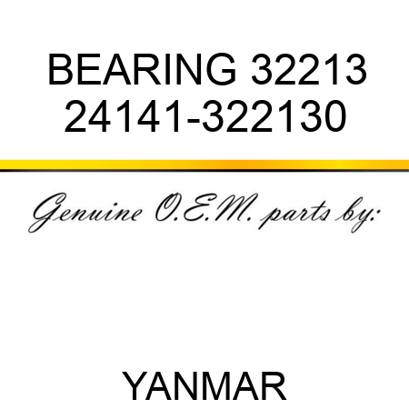 BEARING, 32213 24141-322130