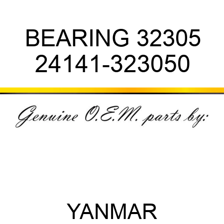 BEARING, 32305 24141-323050