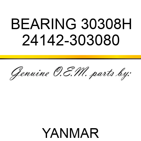 BEARING, 30308H 24142-303080