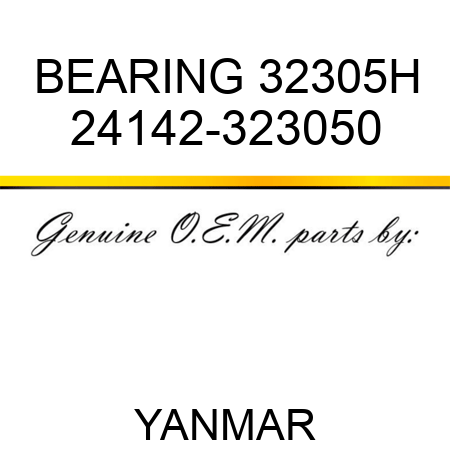 BEARING, 32305H 24142-323050