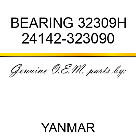 BEARING, 32309H 24142-323090