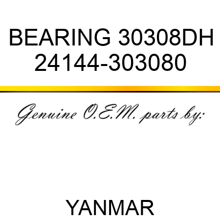 BEARING, 30308DH 24144-303080