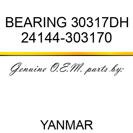 BEARING, 30317DH 24144-303170
