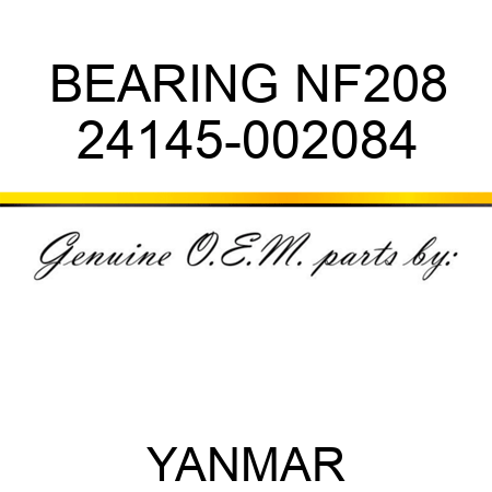 BEARING, NF208 24145-002084