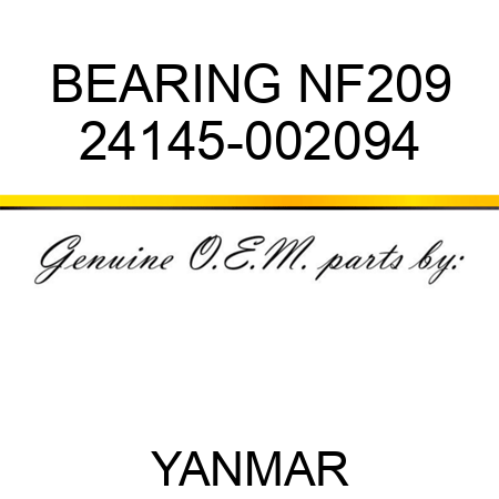 BEARING, NF209 24145-002094