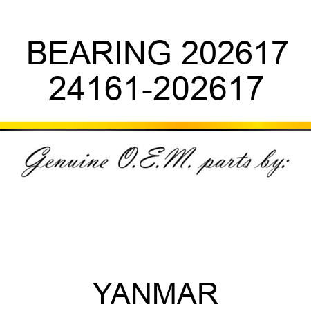 BEARING, 202617 24161-202617