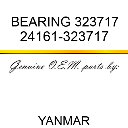 BEARING, 323717 24161-323717