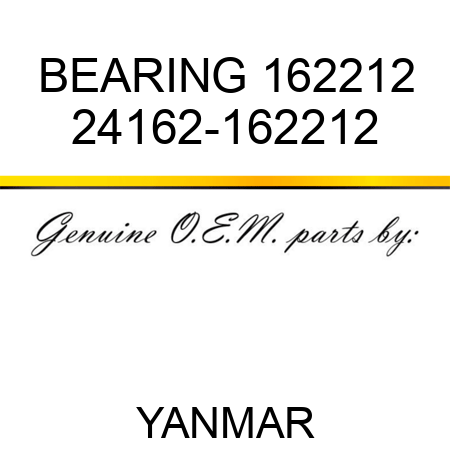BEARING, 162212 24162-162212