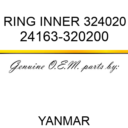RING, INNER 324020 24163-320200