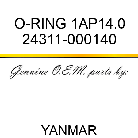 O-RING, 1AP14.0 24311-000140