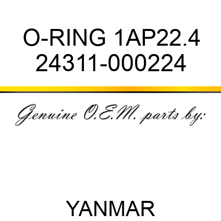 O-RING, 1AP22.4 24311-000224