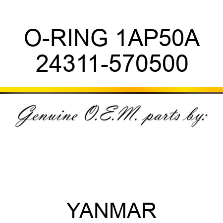 O-RING, 1AP50A 24311-570500