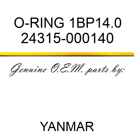 O-RING, 1BP14.0 24315-000140