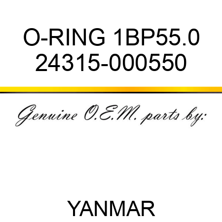 O-RING, 1BP55.0 24315-000550