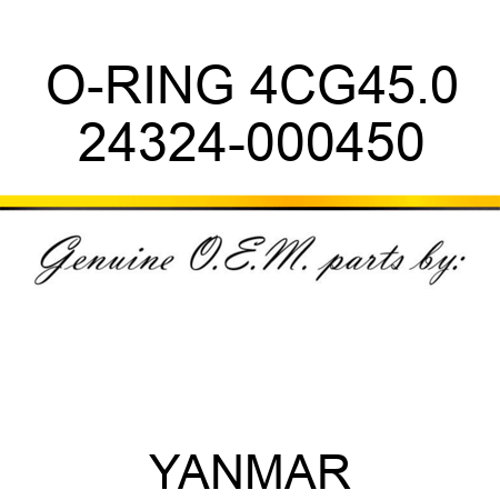 O-RING, 4CG45.0 24324-000450