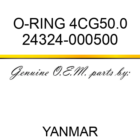 O-RING, 4CG50.0 24324-000500