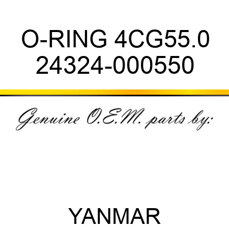 O-RING, 4CG55.0 24324-000550