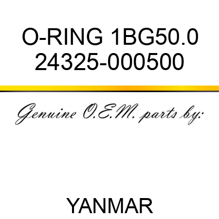 O-RING, 1BG50.0 24325-000500