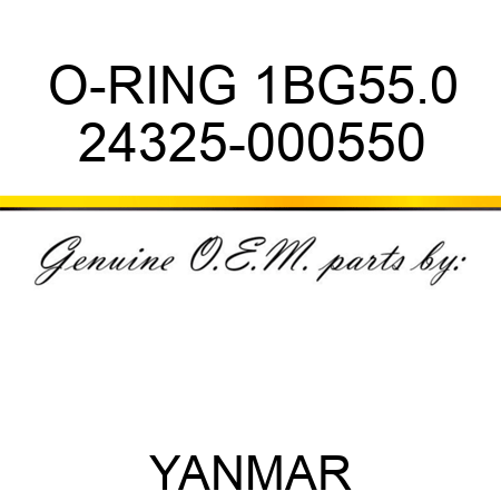 O-RING, 1BG55.0 24325-000550