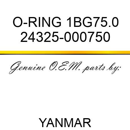 O-RING, 1BG75.0 24325-000750