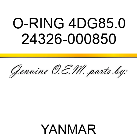 O-RING, 4DG85.0 24326-000850