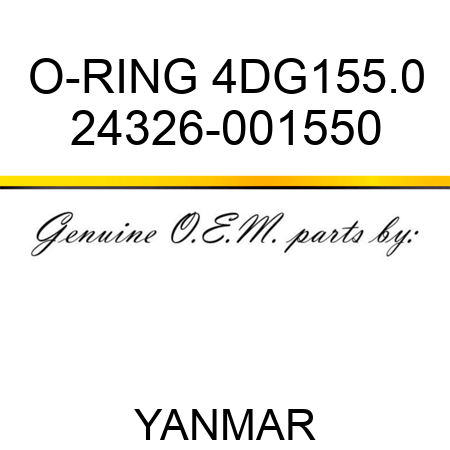 O-RING, 4DG155.0 24326-001550