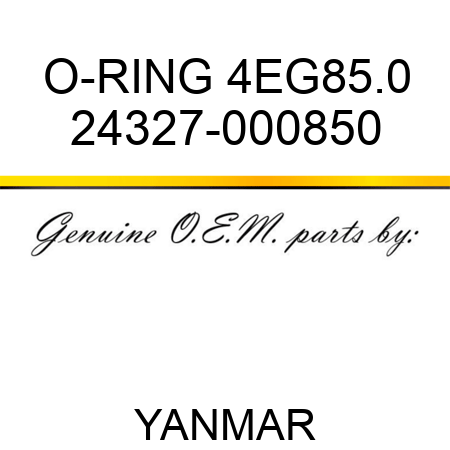 O-RING, 4EG85.0 24327-000850