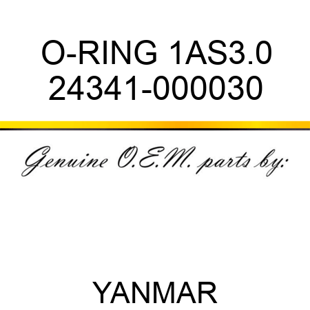 O-RING, 1AS3.0 24341-000030