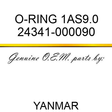 O-RING, 1AS9.0 24341-000090