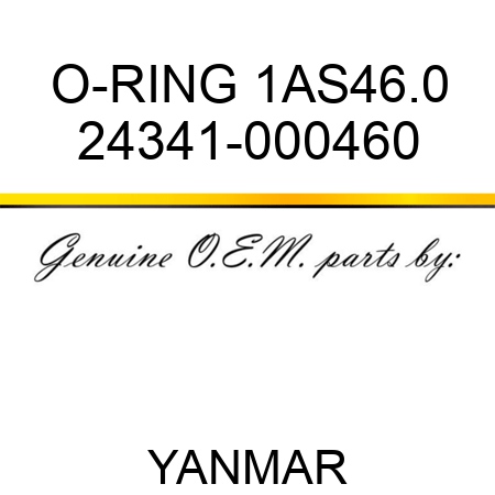O-RING, 1AS46.0 24341-000460