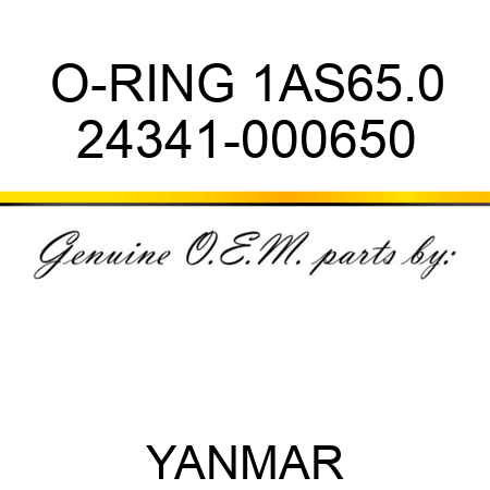 O-RING, 1AS65.0 24341-000650