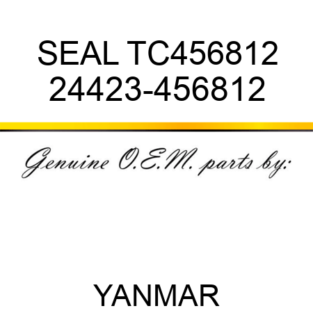 SEAL, TC456812 24423-456812