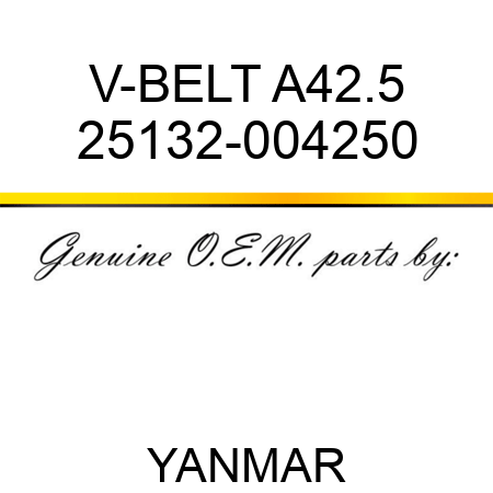 V-BELT, A42.5 25132-004250
