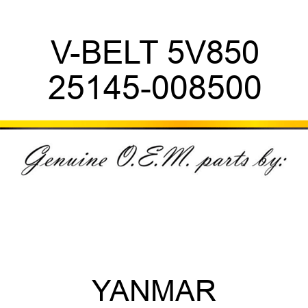 V-BELT, 5V850 25145-008500