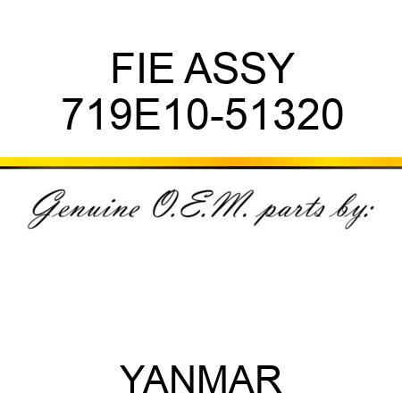 FIE ASSY 719E10-51320