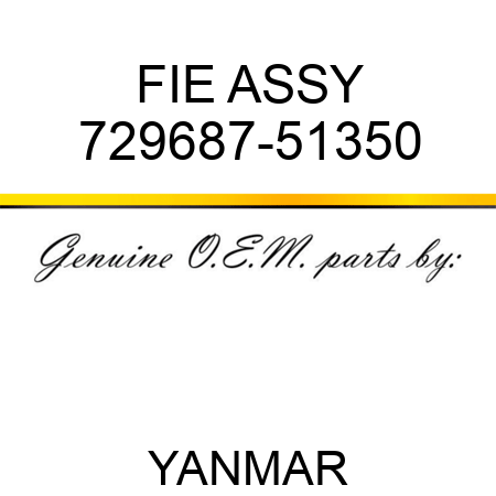 FIE ASSY 729687-51350