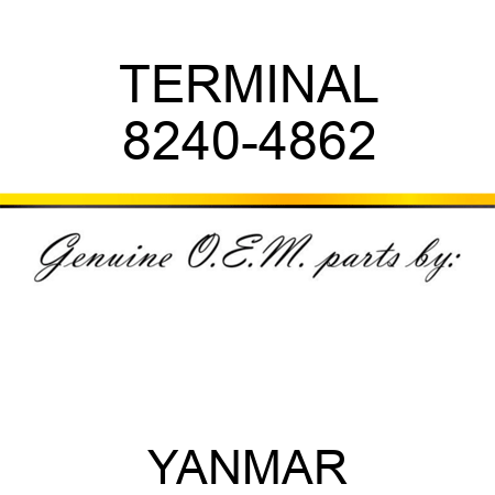 TERMINAL 8240-4862