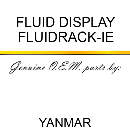 FLUID DISPLAY FLUIDRACK-IE