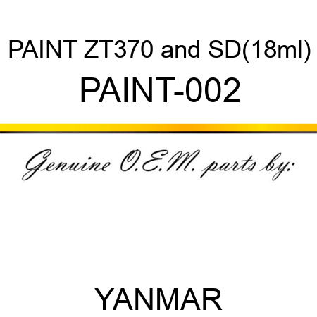 PAINT ZT370&SD(18ml) PAINT-002