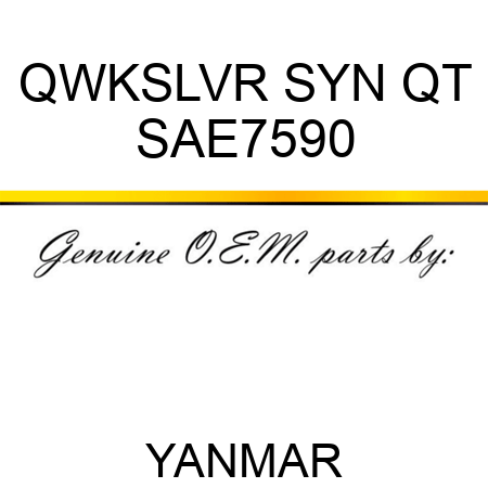 QWKSLVR SYN QT SAE7590