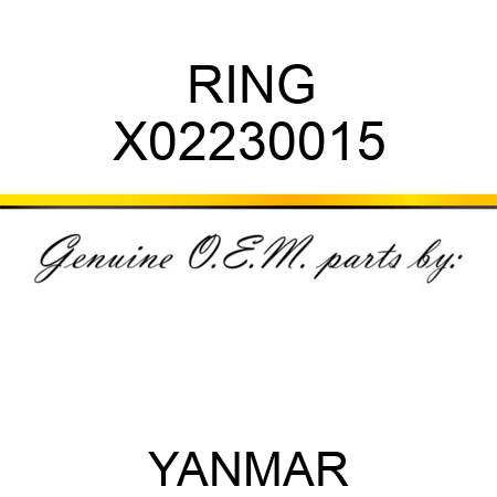 RING X02230015