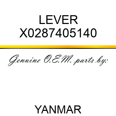 LEVER X0287405140