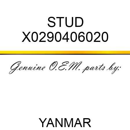 STUD X0290406020